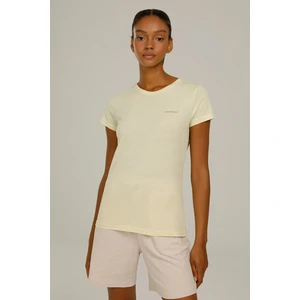 Kadın Basic T-Shirt C Neck CT122 3fx Sarı/yellow 23S43CT122