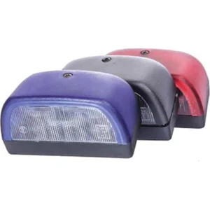 Üçler 0215LY Üniversal Plaka Lambası Siyah P100