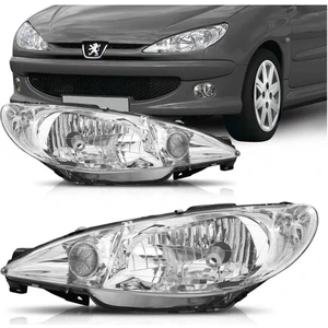 Peugeot 206 Sağ + Sol Ön Far Lambası Takımı 2003--2008