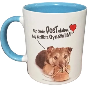 Köpekfigürlü Kupa