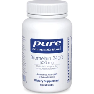 Pure Encapsulations Bromelain 500 mg 60 Vegetarian Kapsül Hypoallergenic