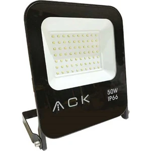 Siyah Kasa 50W 6500K Beyaz LED Projektör AT62-05032