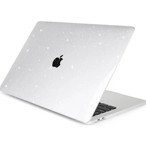 Nezih Case Apple Macbook Pro 2023 14 Inç M2 Pro/max A2779 Uyumlu Simli Parlak Kristal Tam Korumalı Kılıf