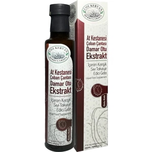 Emr Kervan At Kestanesi Çoban Çantası Damar Otu Ekstrakt Takviye Edici Gıda 250 ml