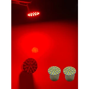 18 Led'li Tek Duy LED Ampul (93 Tip) Stop, Sinyal, Geri Vites Aydınlatma kırmızı