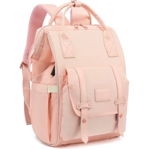 Dimute Shop Çok Fonksiyonlu USB Anne ve Bebek Çantası - Pembe (Yurt Dışından)