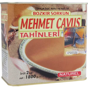 Mehmet Çavuş Kepeksiz Bozkır Tahini Teneke Kutu 1,8 kg