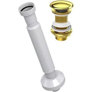 İz Yapı Izyapı Gold(Altın) Pop-Up Lavabo Sifonu