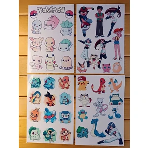 EyER Shoping Pokemon Etiket Sticker