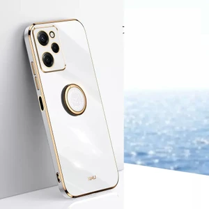 Poco X5 Pro 5g 6d Kaplama Düz Taraf Yüzük Cep Telefonu Kılıfları (Yurt Dışından)