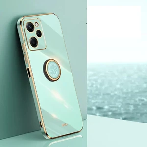 Poco X5 Pro 5g 6d Kaplama Düz Taraf Yüzük Cep Telefonu Kılıfları (Yurt Dışından)