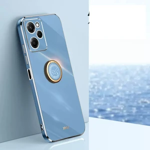 Poco X5 Pro 5g 6d Kaplama Düz Taraf Yüzük Cep Telefonu Kılıfları (Yurt Dışından)