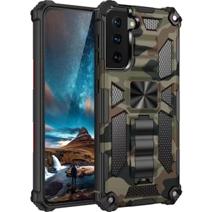 For Samsung Galaxy S23 Plus Ağır Koruma Kamuflaj Zırh Cep Telefonu Kılıfları (Yurt Dışından)