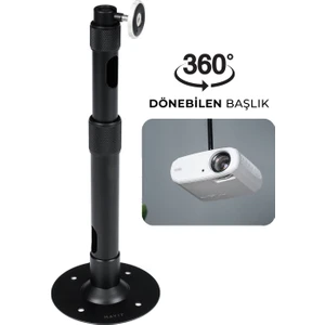 PA304 Projeksiyon Tavan Askı Aparatı (Tavan ve Duvar Askı Aparatı) 360 Derece