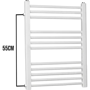 Toprak Havlupan 50/70 cm 10 Borulu Beyaz Renk Yandan Girişli