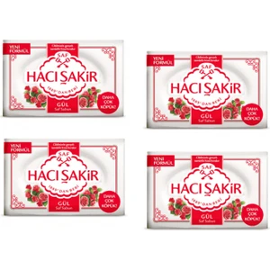 Hacı Şakir Banyo Sabunu Gül 150 gr 4 Adet