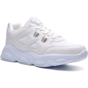 KAFKASLAR AYAKKABI Ortopedik Kalın Taban Düz Renk Kadın Sneakers Spor Ayakkabı