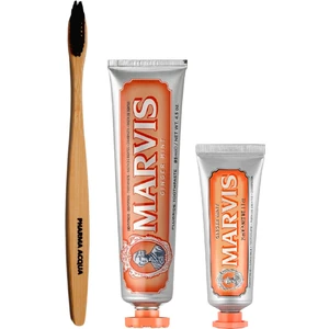 Pharma Acqua Bambu Diş Fırçası Marvis Ginger Mint 2'li 85 ml + 25 ml