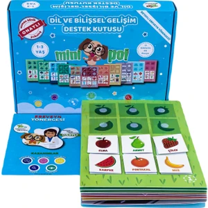 Cırt Cırtlı Konuşma ve Dikkat Geliştiren Etkinlikler 1-3 Yaş Dil ve Bilişsel Gelişim Destek Kutus