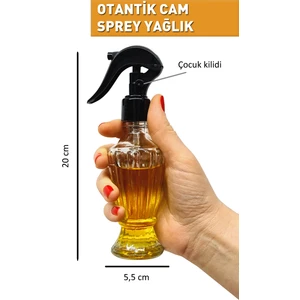 Nostaljik Cam Sprey Şişe Yağdanlık Airfryer Fısfıs Püskürtmeli Yağlık Yağ Fısfısı Airfray Airfrey