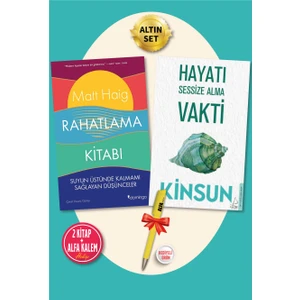 RahatlamaKitabı - Hayatı Sessize Alma Vakti - 2 Kitap + Alfa Kalem