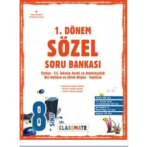 Okyanus Yayınları 8. Sınıf Classmate 1. Dönem Sözel Soru Bankası