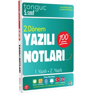 Tonguç Akademi TONGUÇ 5. SINIF 2. DÖNEM 1. VE 2. YAZILI NOTLARI