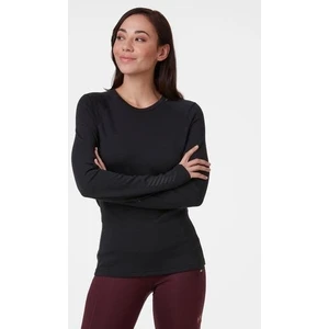 Helly Hansen Hh W Lıfa Merıno Mıdweıght Crew HHA.49378 HHA.990 Siyah Kadın Termal Içlik T-Shirt