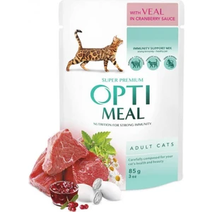 Dana Etli ve Kızılcık Soslu Yetişkin Kedi Konservesi 85 gr
