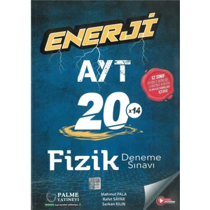 Palme Yayıncılık Ilk Dönem AYT Fizik Enerji 20 x 14 Deneme Sınavı