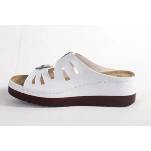 DZA37-3001 Beyaz Günlük Ortopedik  Kadın Terlik