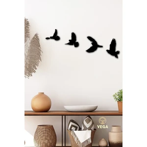 Home Jamin Dekoratif Modern Dörtlü Kuş Duvar Süsü