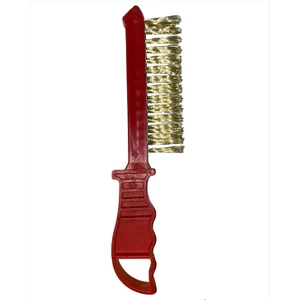 Pirinç Kaplı Çelik Tel Fırça