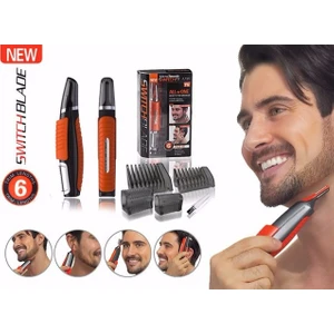 Switching Blades Profesyonel 6 Parça Pilli Tıraş Makinesi