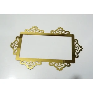 Dekoratif Priz Kenarı Süsü Gold Renk Çiftli