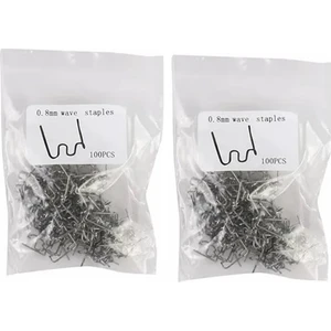 200 Adet 0,8mm Dalgalı Tip Plastik Kaynak Zımba Teli