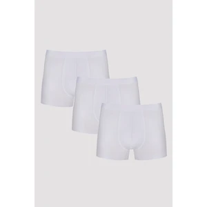 Basic White Tape 3lü Boxer
