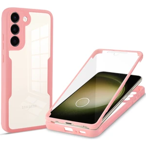 Galaxy S23 Için Yumuşak Tpu Ekran Koruyucu Telefon Kılıfı - Pembe (Yurt Dışından)