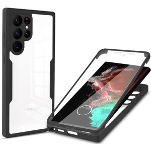 Galaxy S23 Ultra Için Yumuşak Tpu Ekran Koruyucu Telefon Kılıfı - Siyah (Yurt Dışından)