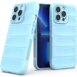 Apple iPhone 14 Pro Max Için Yumuşak Kauçuk Telefon Kılıfı - Mavi (Yurt Dışından)