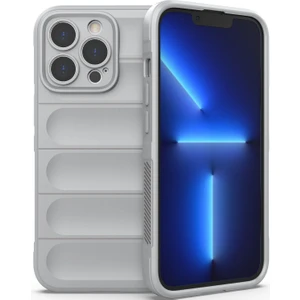 Apple iPhone 14 Pro Max Için Yumuşak Kauçuk Telefon Kılıfı - Gri (Yurt Dışından)