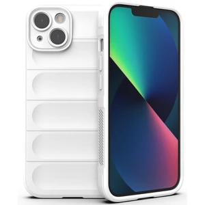 Apple iPhone 14 Için Yumuşak Kauçuk Telefon Kılıfı - Beyaz (Yurt Dışından)
