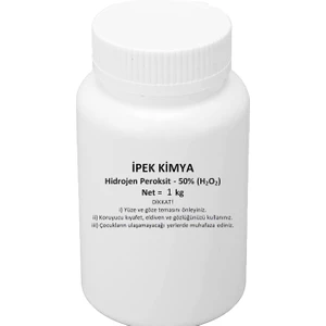 Ipek Kimya Hidrojen Peroksit %50 Oksijenli Su 1 kg