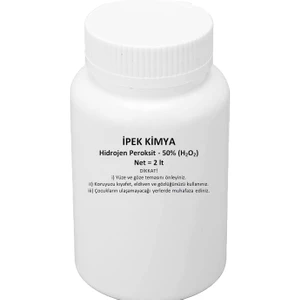 Ipek Kimya Hidrojen Peroksit %50 Oksijenli Su 2 Lt