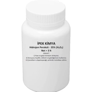 Ipek Kimya Hidrojen Peroksit %35 Oksijenli Su 3 Lt