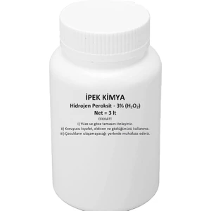 Ipek Kimya Hidrojen Peroksit Oksijenli Su %3 3 Lt
