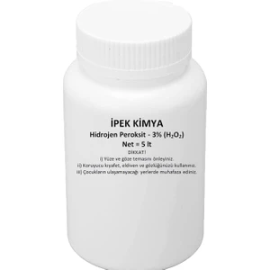 Ipek Kimya Hidrojen Peroksit %3 Oksijenli Su 5 Lt