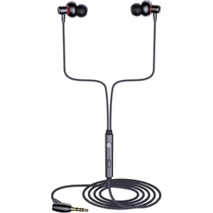Kablolu Kulaklık Stereo Mega Bas Sesi Ayarlanabilir 3.5mm Tel Kontrolü Canlı Akış Için Mic ile Kulak Içi Kulaklık (Yurt Dışından)