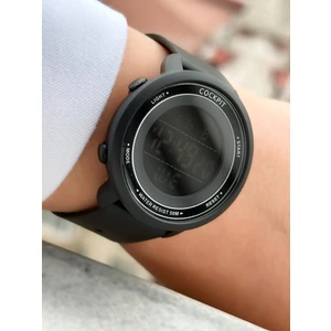 Marka  Water Resist ,alarm, Işıklı, Siyah Silikon Kordon Spor Bay/bayan Kol Saati