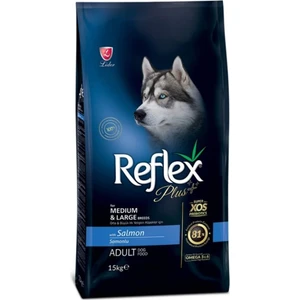 Reflex Plus Orta Büyük Irk Somon Yetişkin Köpek Maması 15 kg